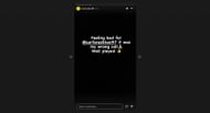 Ravindra Jadeja's latest Instagram story